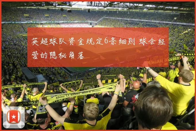 英超球队资金规定6条细则 球会经营的隐秘角落